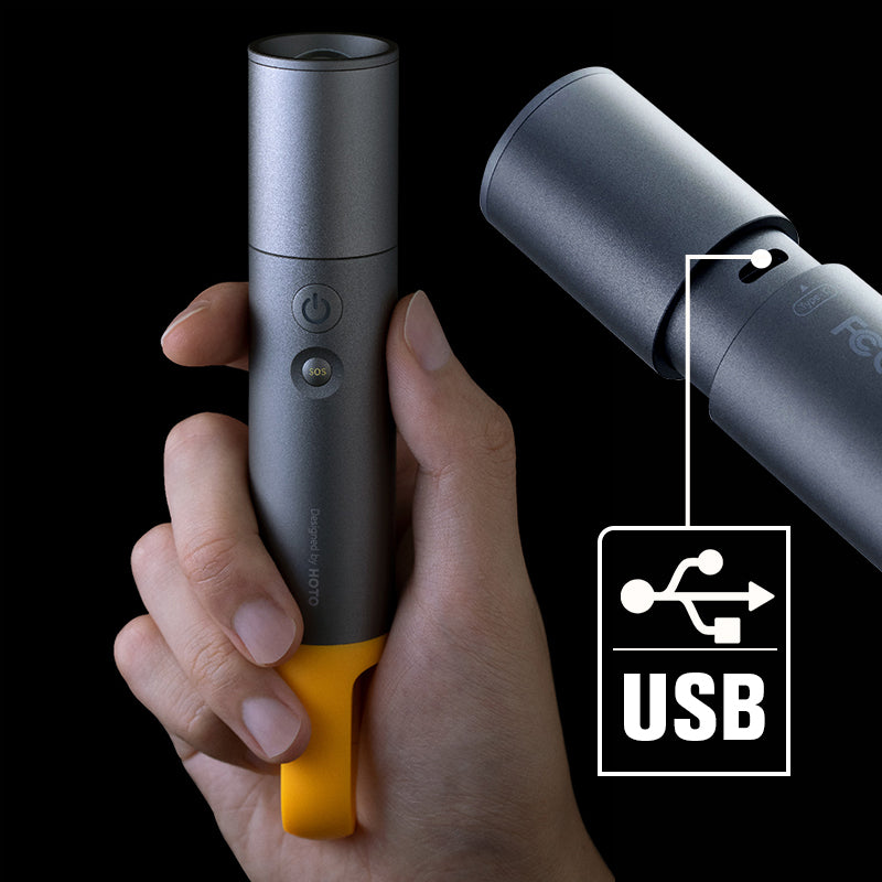 High-Lumen Zoomable Long-Lasting Camping Flashlight for Outdoor Use