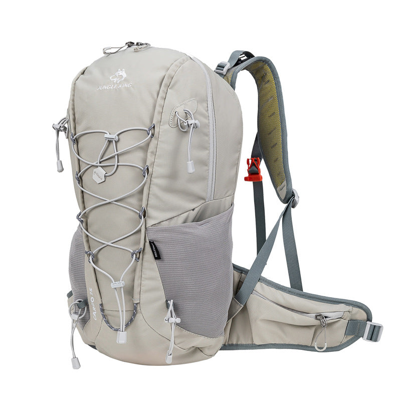 Outdoor Zippered Foldable High-Capacity Hiking Backpack
