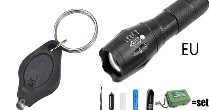 Rechargeable Tactical Super Bright Camping Flashlight