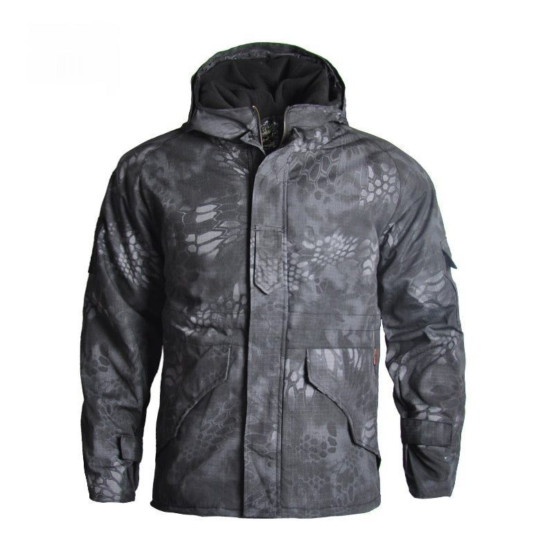 Outdoor Windproof Camouflage Men's Tactical Fleece Jacket