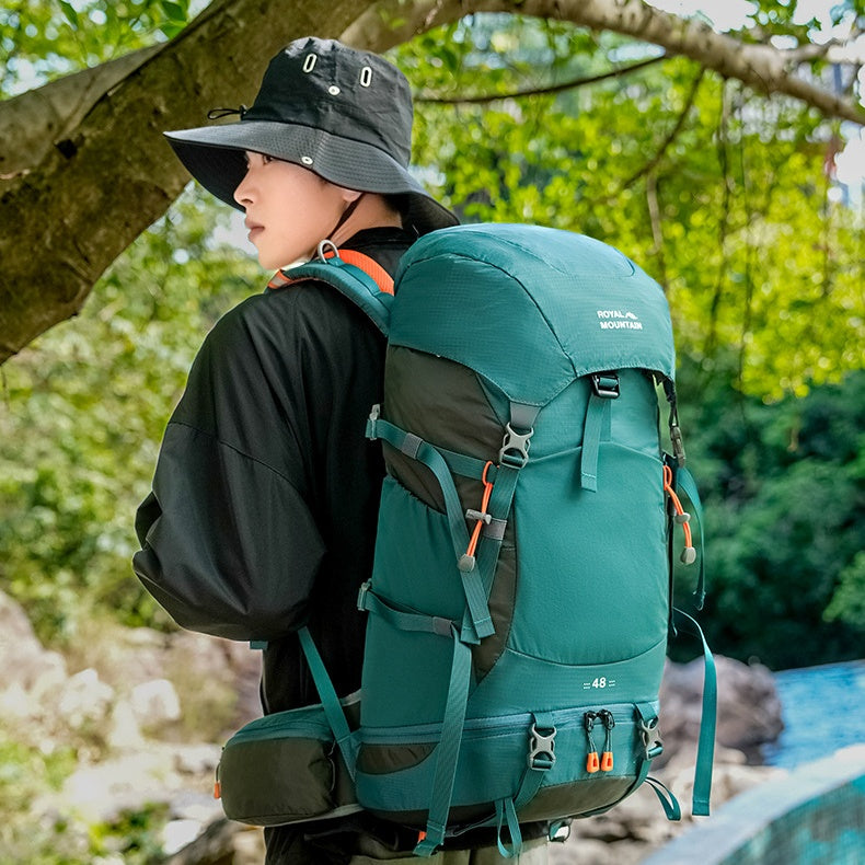 Large Capacity 9.2 gal Outdoor Hiking Backpack