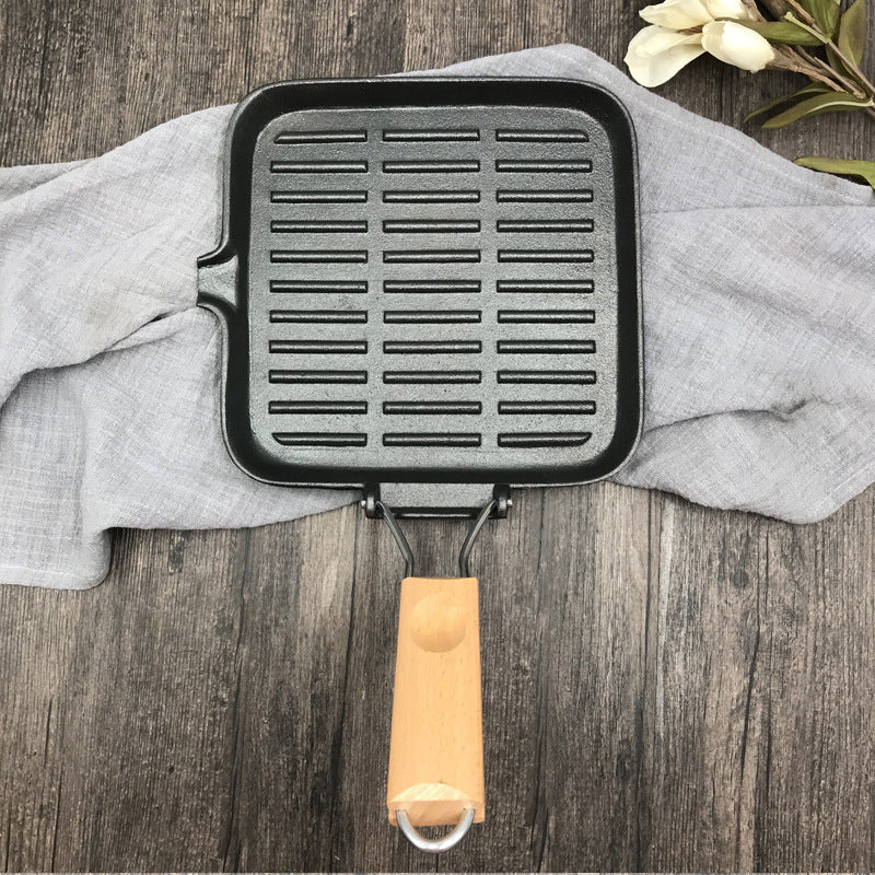 Cast Iron Folding Skillet for Camping and Outdoor Cooking