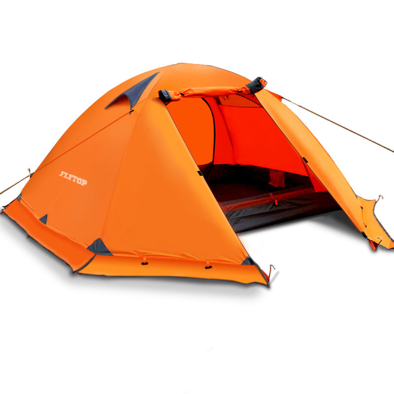 Double Aluminum Pole Storm-Resistant Camping Tent