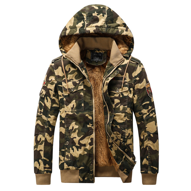 Casual Camouflage Print Men’s Outerwear Jacket