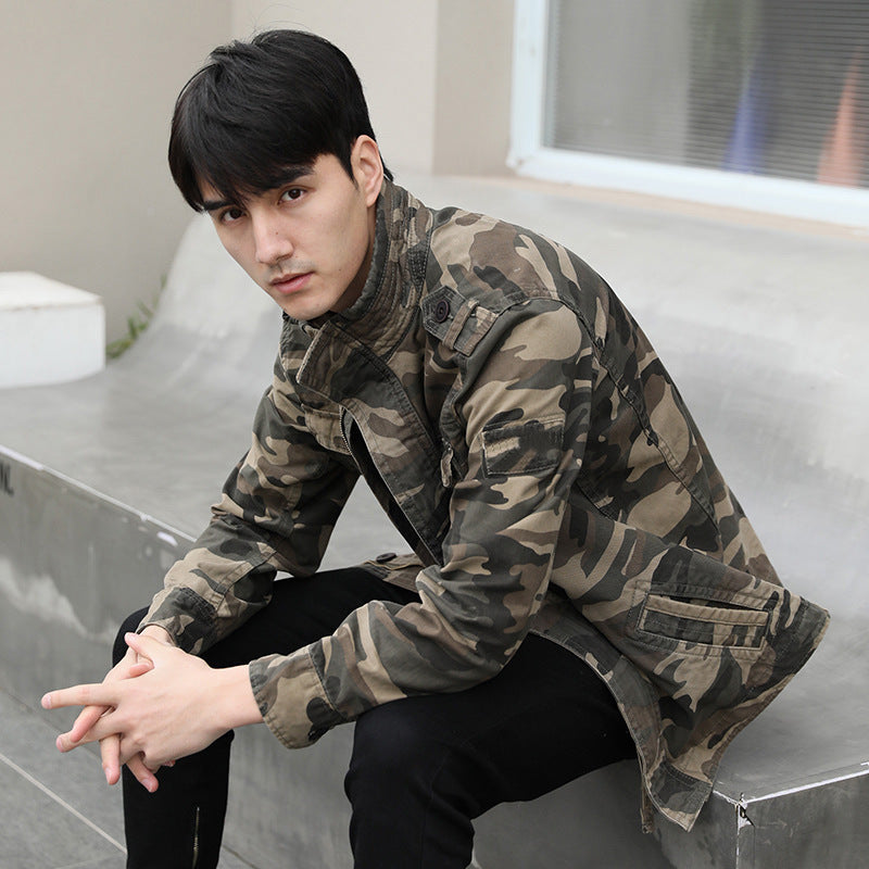 Men’s Autumn Camouflage Work Jacket for Outdoor Wear