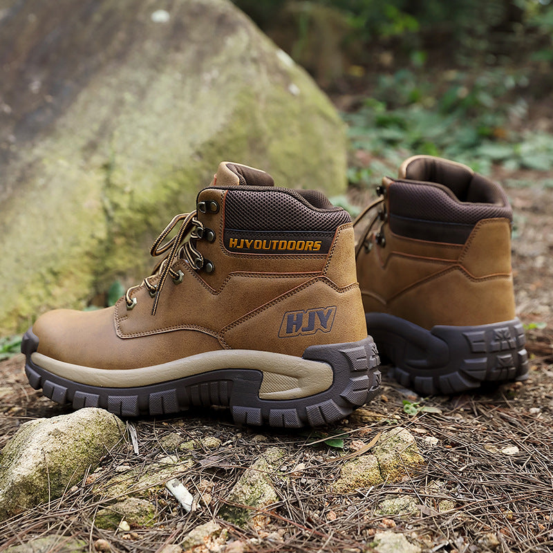 High-Top Hiking Boots for Outdoor Training Comfort