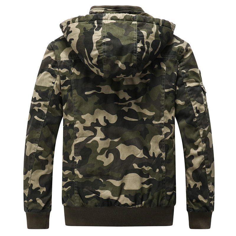 Casual Camouflage Print Men’s Outerwear Jacket