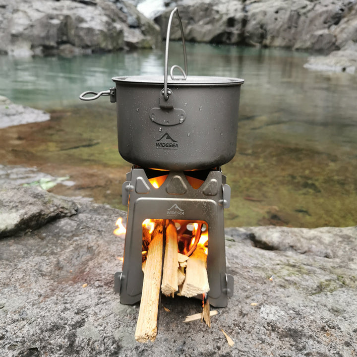 Ultralight Foldable Camping Cookware Set for Outdoor Travel