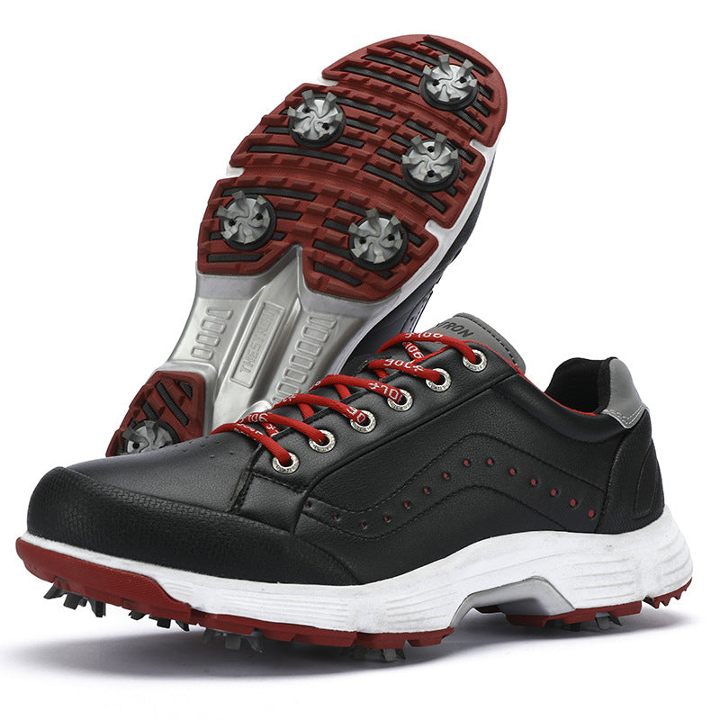 Plus Size Spiked Men’s Golf Shoes for Stability