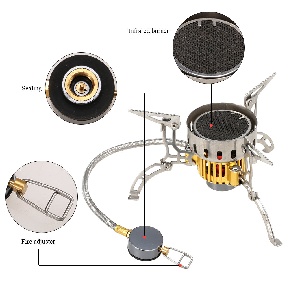 Portable Camping Stove Head for Outdoor Cooking