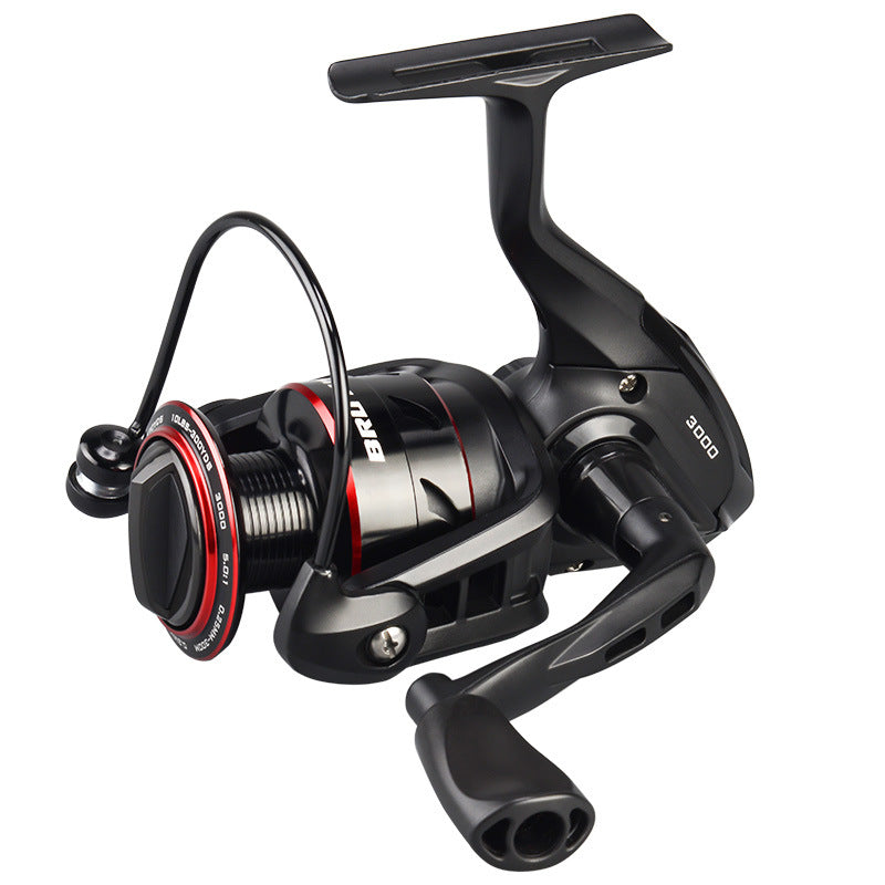 All-Metal Lure Spinning Fishing Reel & Telescopic Rod Set