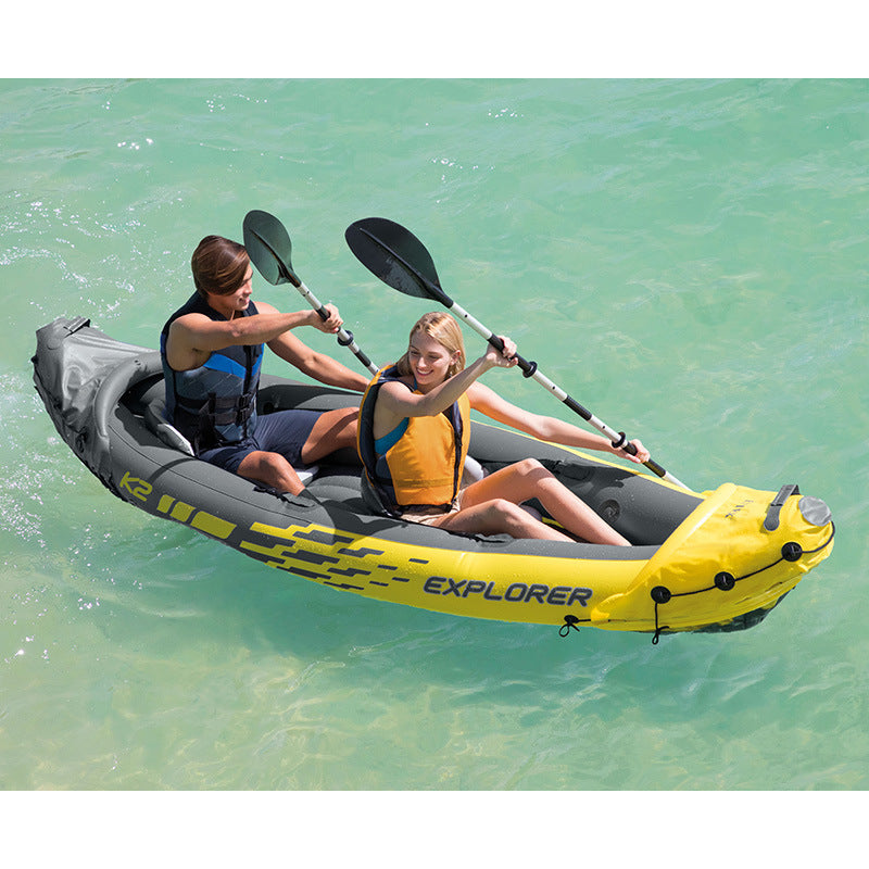 Single And Double Inflatable Fishing Kayak