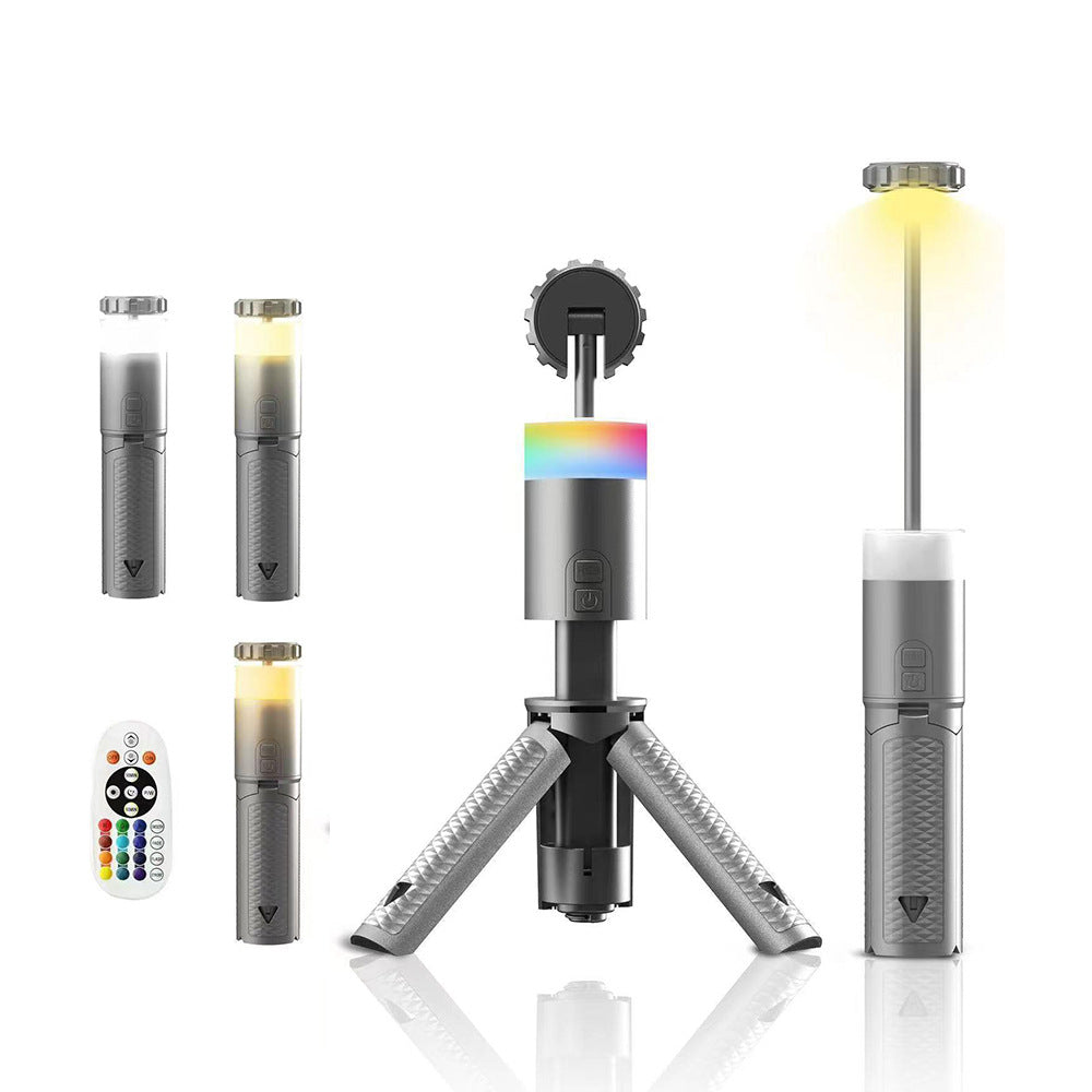 Aluminum Alloy Retractable Camping Lantern for Outdoor Use