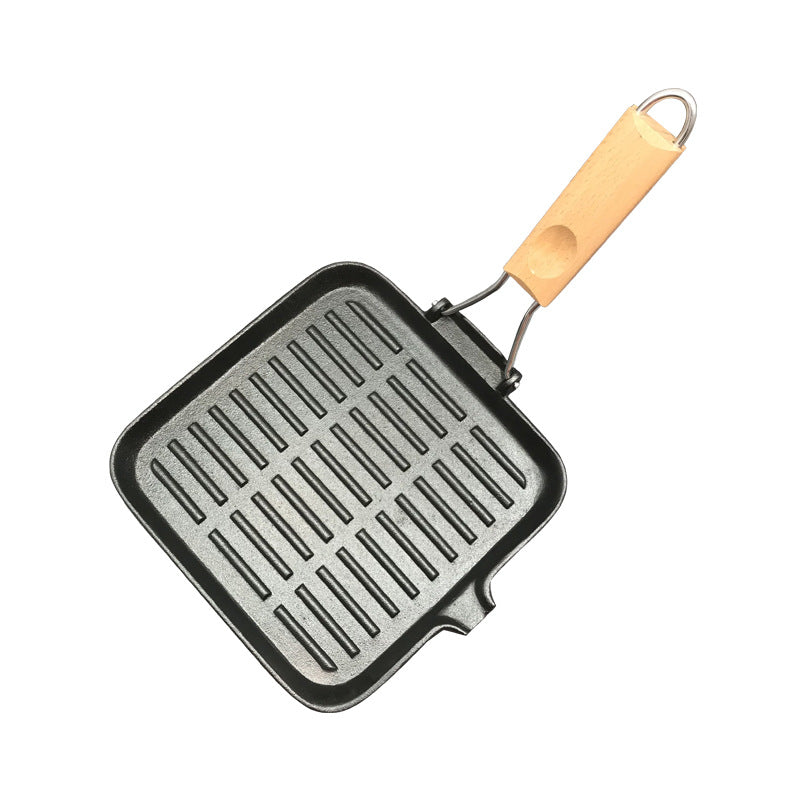 Cast Iron Folding Skillet for Camping and Outdoor Cooking