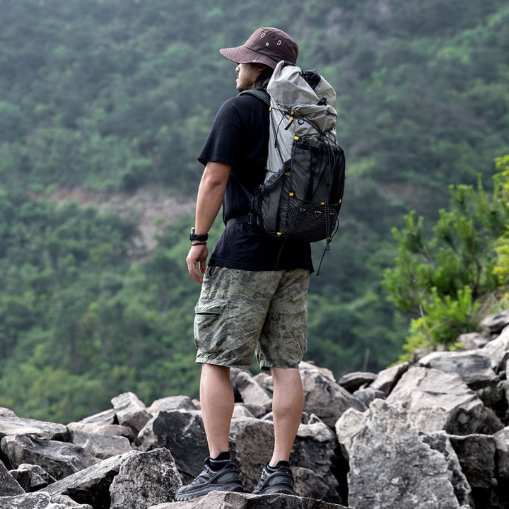 Outdoor Mountaineering Bag 9.2 gal Hiking Large Capacity Backpack