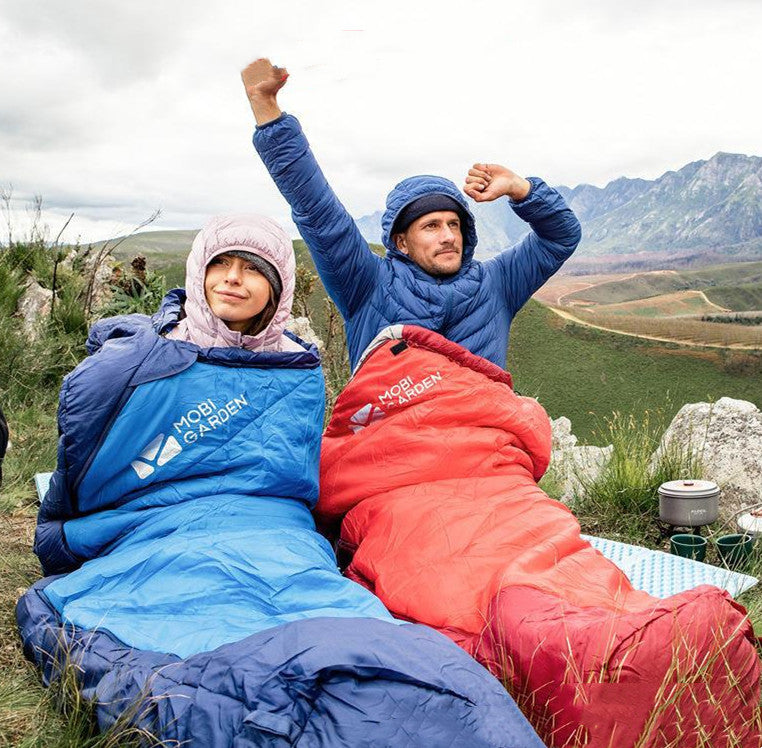 Thickened Winter Mummy Sleeping Bag for Camping