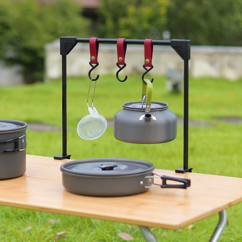 Adjustable Hanging Rack for Camping Stove and Cookware