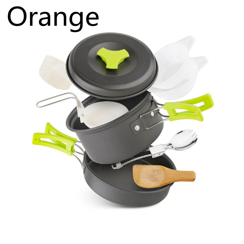 Outdoor Camping Cookware Set For 1-2 People