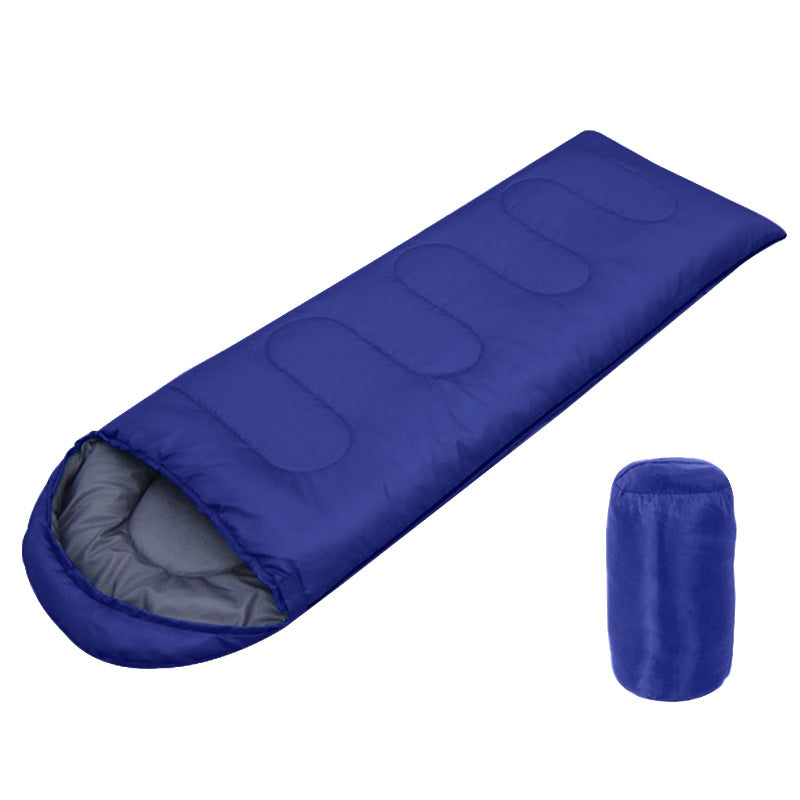 Cotton-Insulated Envelope Winter Sleeping Bag for Outdoor Camping