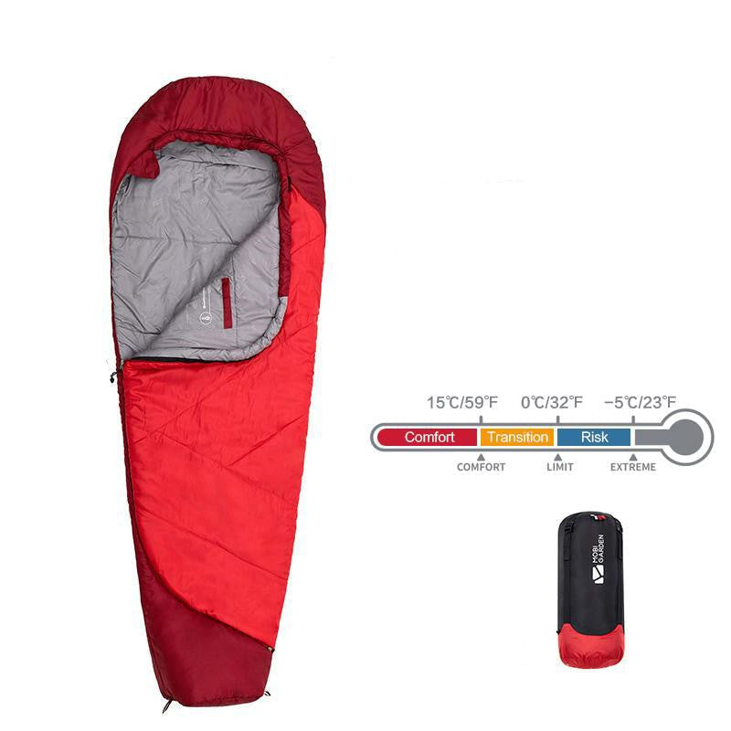 Thickened Winter Mummy Sleeping Bag for Camping