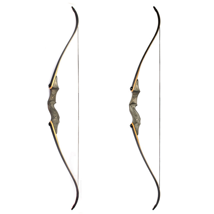 Traditional American Hunting Recurve Bow And Arrow