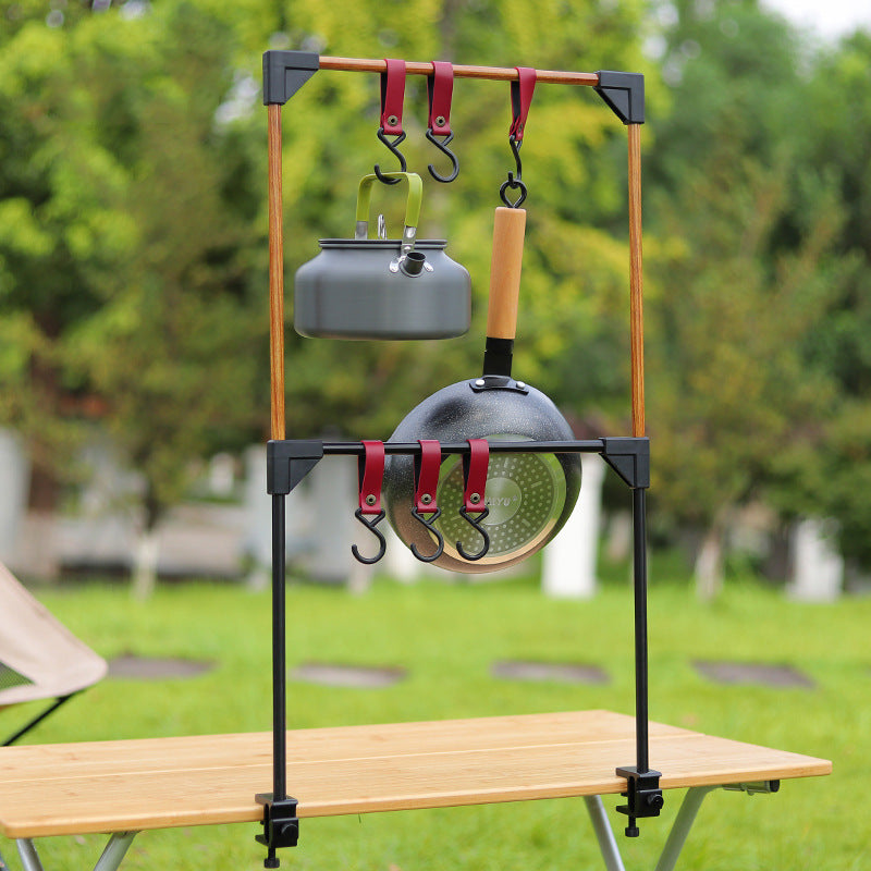 Adjustable Hanging Rack for Camping Stove and Cookware