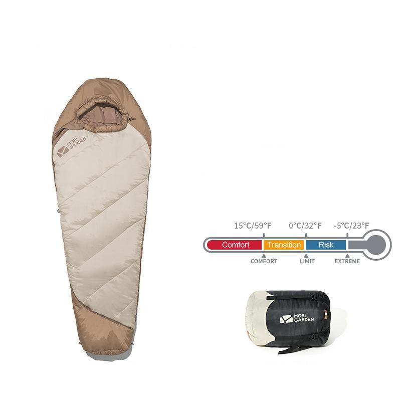 Thickened Winter Mummy Sleeping Bag for Camping