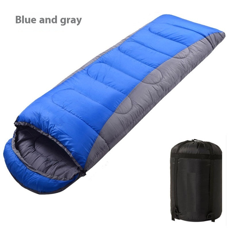 Waterproof Splicing Cotton Sleeping Bag for Four Seasons Camping