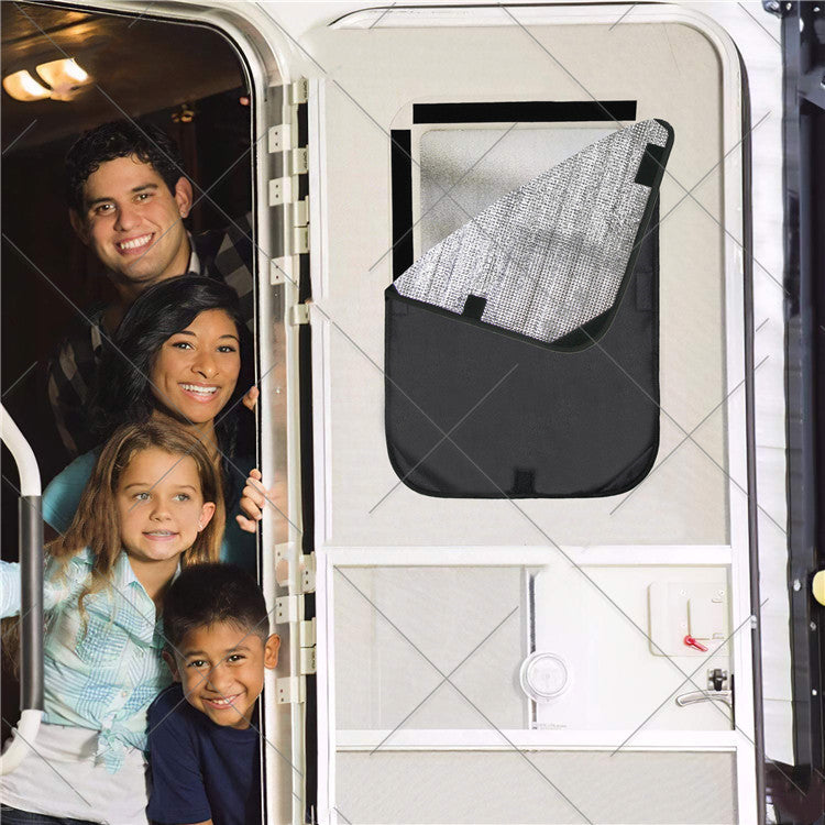 RV Privacy Cover With Sunshade For Doors And Windows