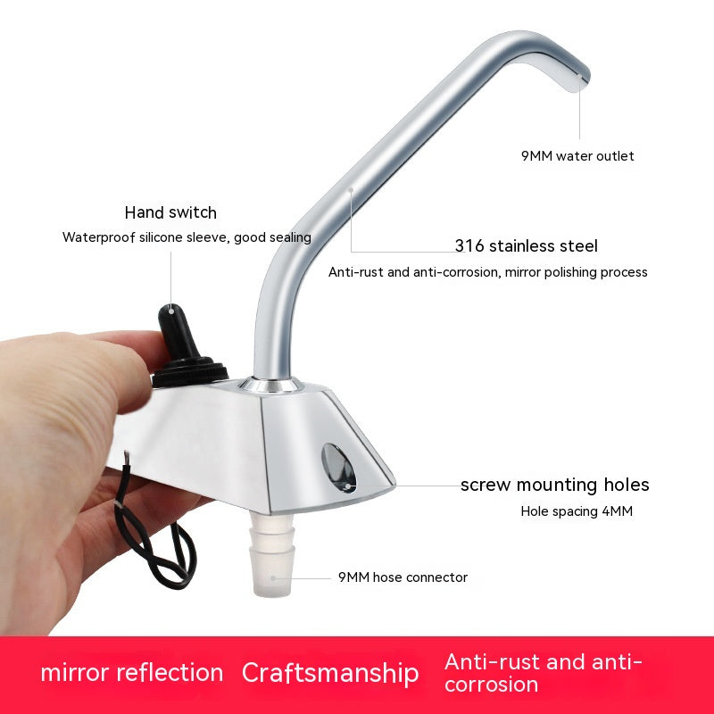 RV Rotating Faucet With Electronic Control