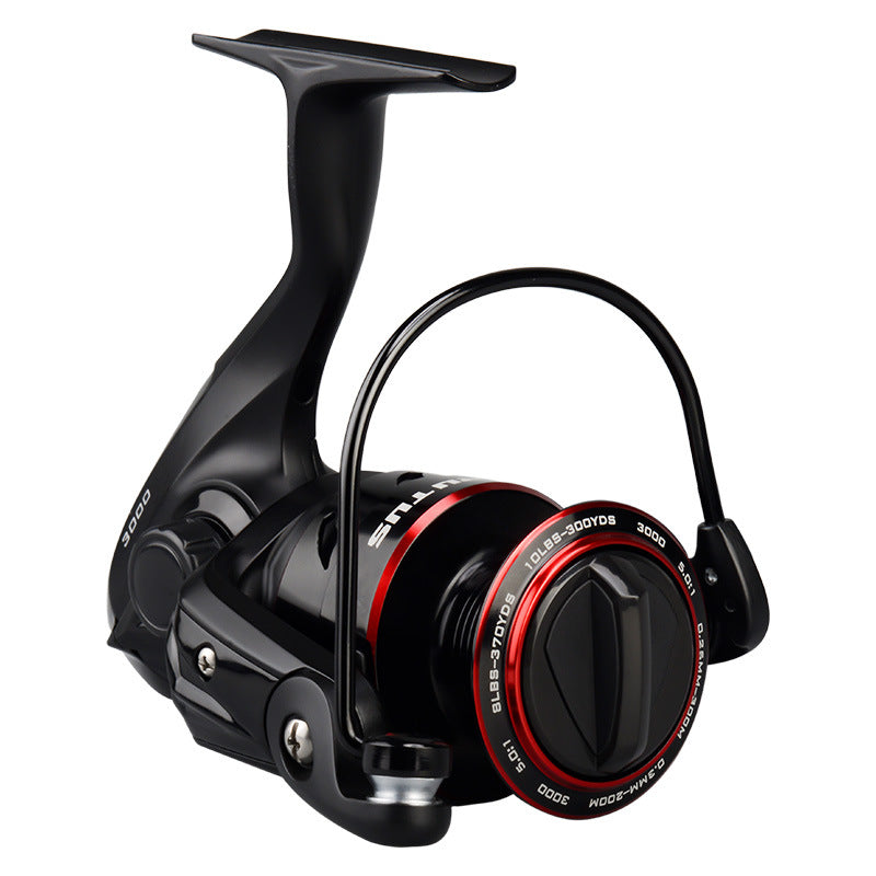 All-Metal Lure Spinning Fishing Reel & Telescopic Rod Set