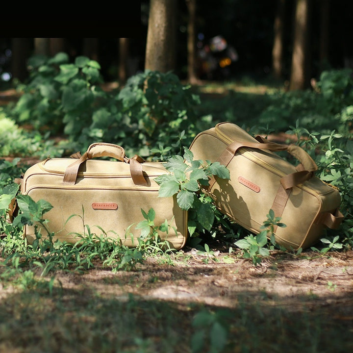 Outdoor Camping Stove Cookware Set with Gas Tank Bag