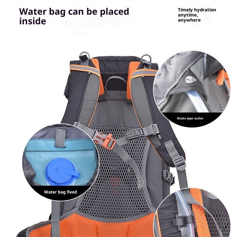 Large Capacity 9.2 gal Outdoor Hiking Backpack