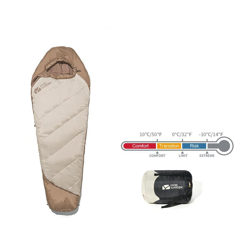 Thickened Winter Mummy Sleeping Bag for Camping
